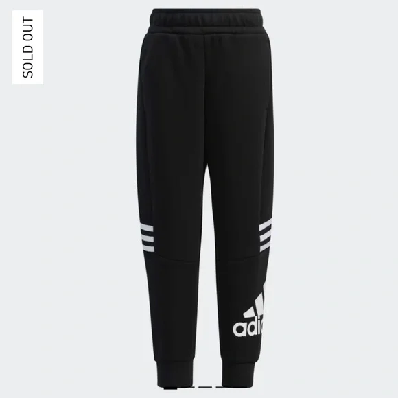 Adidas - Big Boys BADGE OF SPORT JOGGER PANTS Size Large (14/16) - Picture 5 of 9
